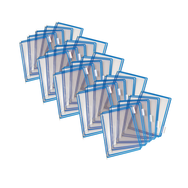 Tarifold Desktop Reference & Display System – 50 Blue Pockets, Letter-Size