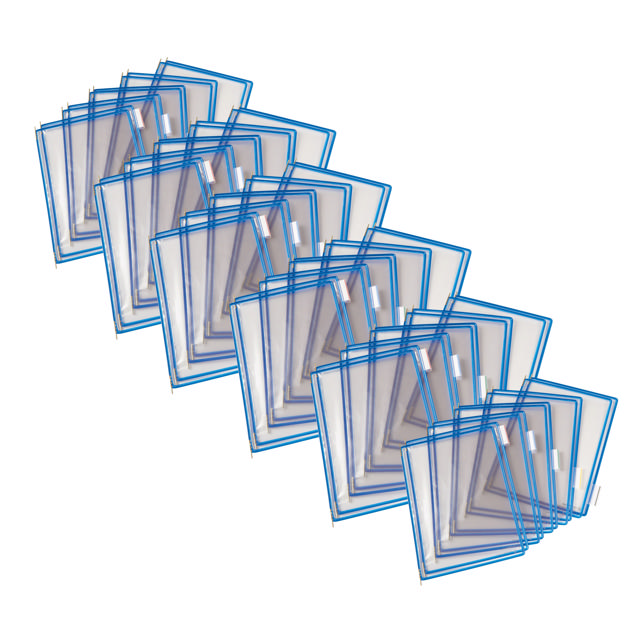 Tarifold Desktop Reference & Display System - 60 Blue Pockets, Letter-Size