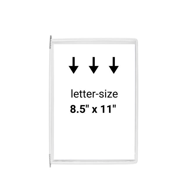 Tarifold Desktop Reference & Display System – 30 White Pockets, Letter-Size
