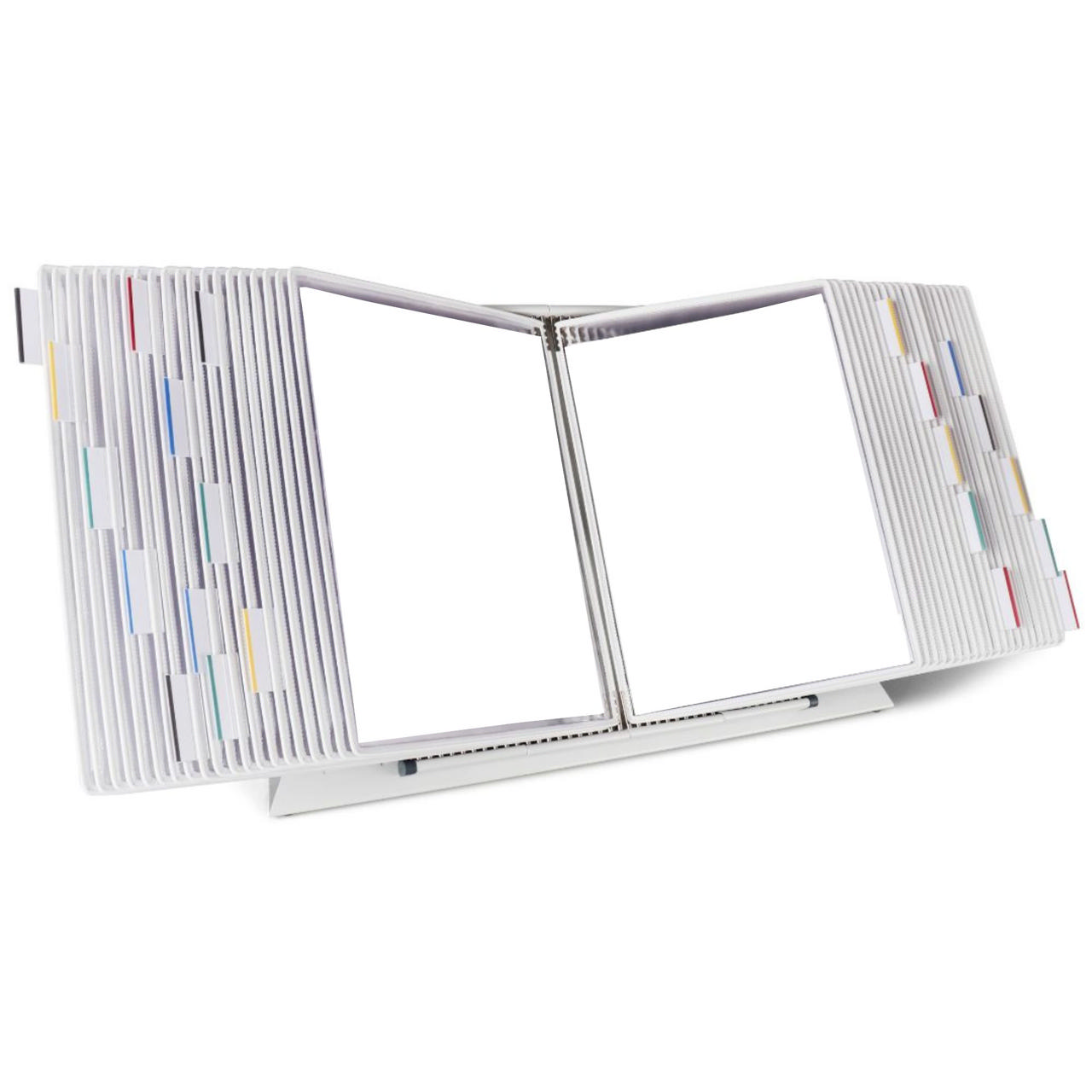 Tarifold Desktop Reference & Display System - 40 White Pockets, Letter-Size