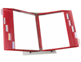 Tarifold Desktop Reference & Display System - 20 Red Pockets, Letter-Size