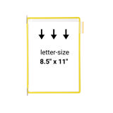 Tarifold Desktop Reference & Display System - 20 Yellow Pockets, Letter-Size