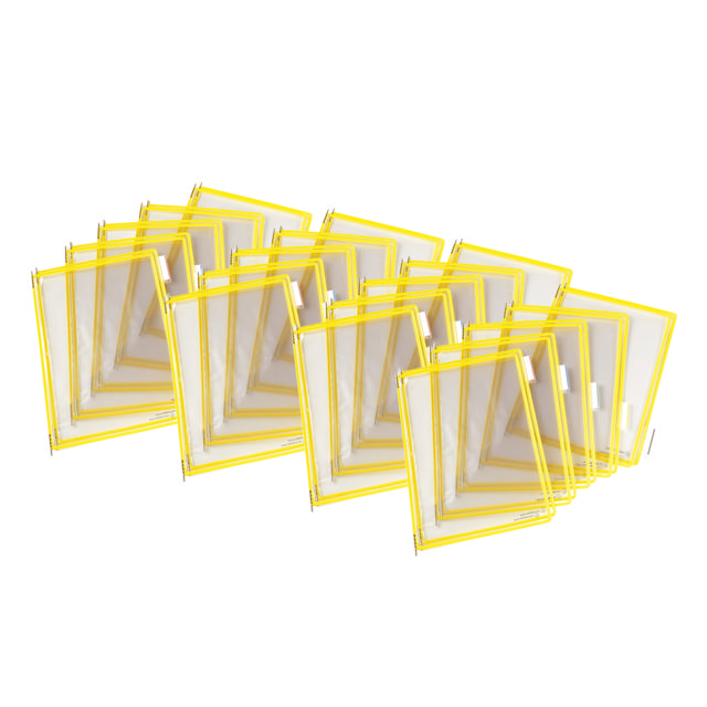 Tarifold Desktop Reference & Display System – 40 Yellow Pockets, Letter-Size