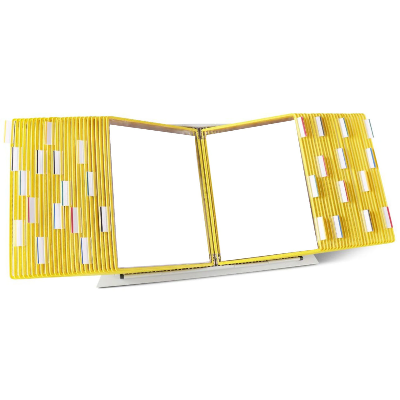 Tarifold Desktop Reference & Display System – 60 Yellow Pockets, Letter-Size
