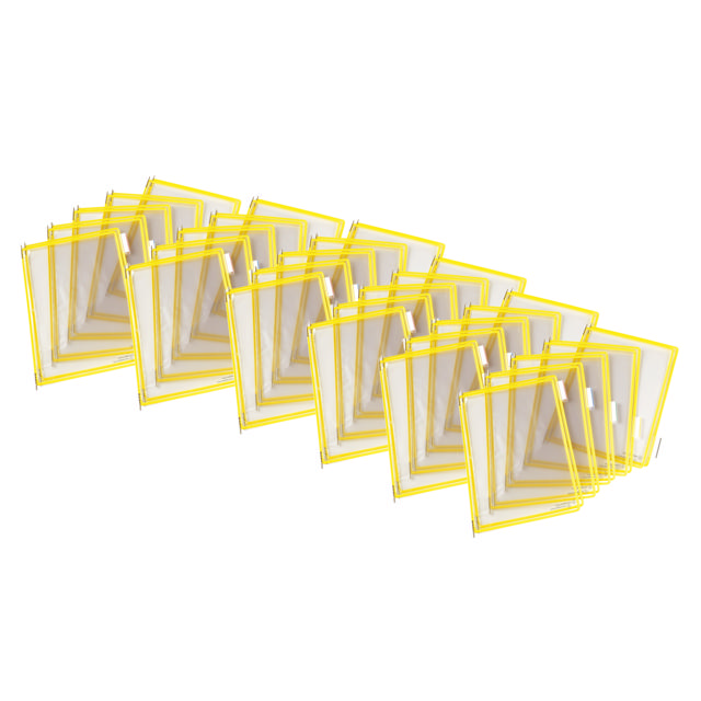 Tarifold Desktop Reference & Display System – 60 Yellow Pockets, Letter-Size