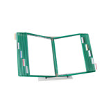 Tarifold Desktop Reference & Display System - 20 Green Pockets, Letter-Size
