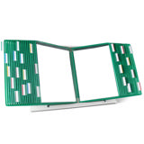 Tarifold Desktop Reference & Display System – 40 Green Pockets, Letter-Size