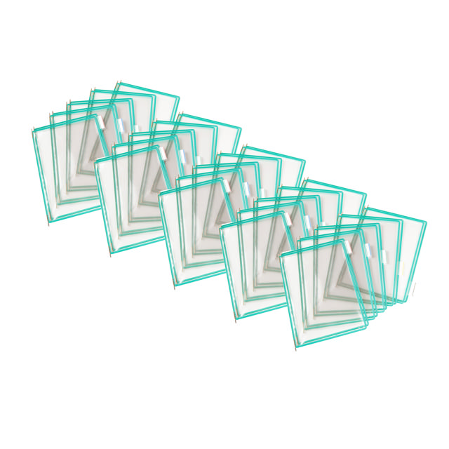Tarifold Desktop Reference & Display System – 50 Green Pockets, Letter-Size