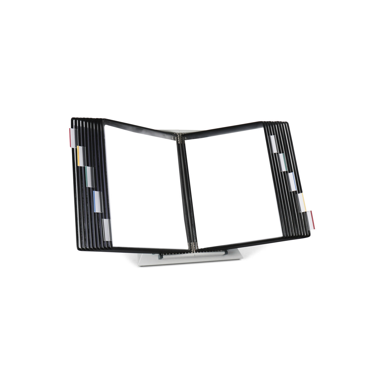 Tarifold Desktop Reference & Display System - 20 Black Pockets, Letter-Size