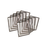 Tarifold Desktop Reference & Display System - 20 Black Pockets, Letter-Size