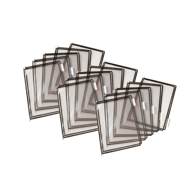 Tarifold Desktop Reference & Display System – 30 Black Pockets, Letter-Size