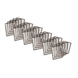 Tarifold Desktop Reference & Display System – 60 Black Pockets, Letter-Size