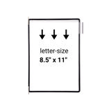 Tarifold Desktop Reference & Display System – 60 Black Pockets, Letter-Size