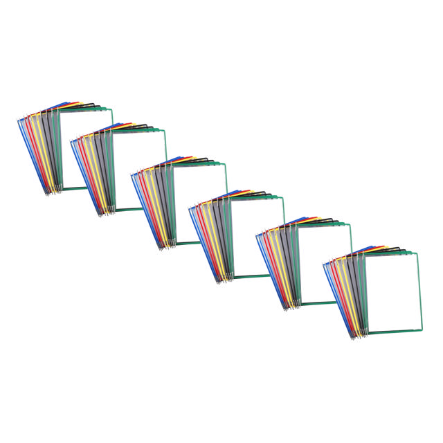 Tarifold Desktop Reference & Display System – 60 Black Pockets, Letter-Size