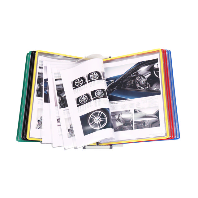 Tarifold FoldFive Desktop Reference & Display System – 10 Assorted Pockets, Letter-Size