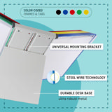 Tarifold Desktop Reference & Display System - 20 Assorted Pockets, Letter-Size