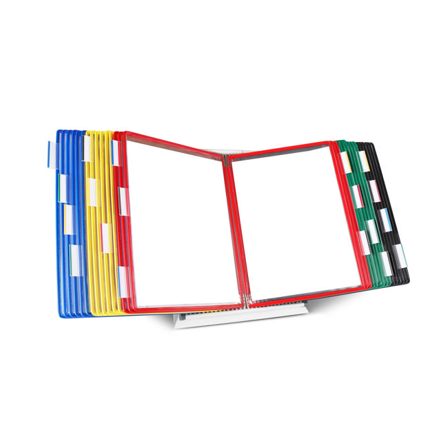 Tarifold Desktop Reference  & Display System – 30 Assorted Pockets, Letter-Size