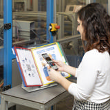 Tarifold Antimicrobial Desktop Reference & Display System - 10 Assorted Pockets, Letter-Size