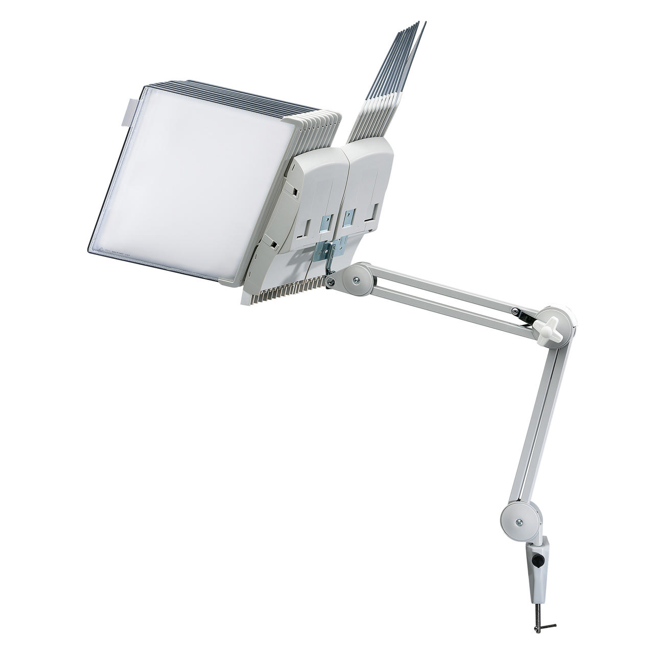 Tarifold Swing Arm with 20 Gray Pockets, Letter-Size