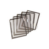 Tarifold Swing Arm with 10 Antimicrobial Black Pockets, Letter-Size