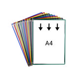  Tarifold Pivoting Pockets for Wall, Desk or Rotary Systems - 10 Assorted Pockets, A4 Size
