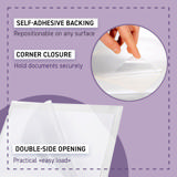 Easy Load Repositionable Pocket with Corner Closure