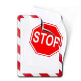 Magneto Magnetic Safety Display Pocket, Red/White