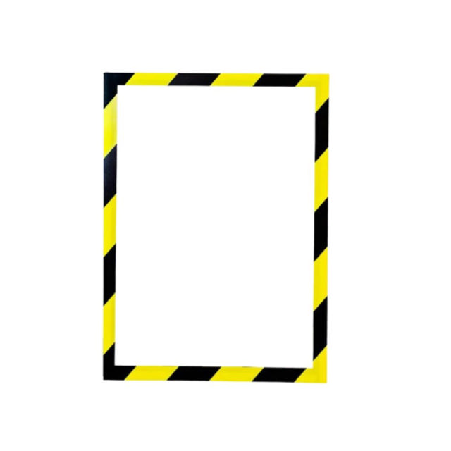 Magneto Pro Magnetic Display Frame, Letter-Size, Yellow/Black