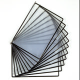 Tarifold Antimicrobial Pivoting Pockets for Wall, Desk or Rotary Systems - 10 Black Pockets, Letter-Size
