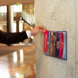 Horizontal Hanging Brochure Display