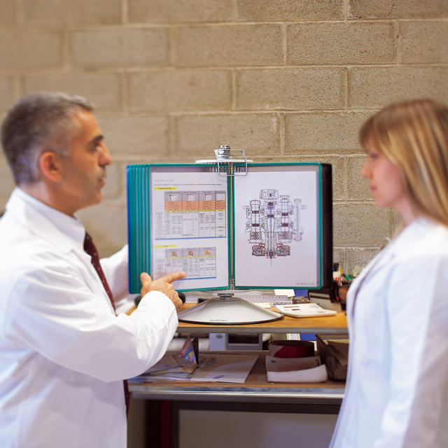 Tarifold Antimicrobial Rotary Reference & Display System - 50 Assorted Pockets, Letter-Size