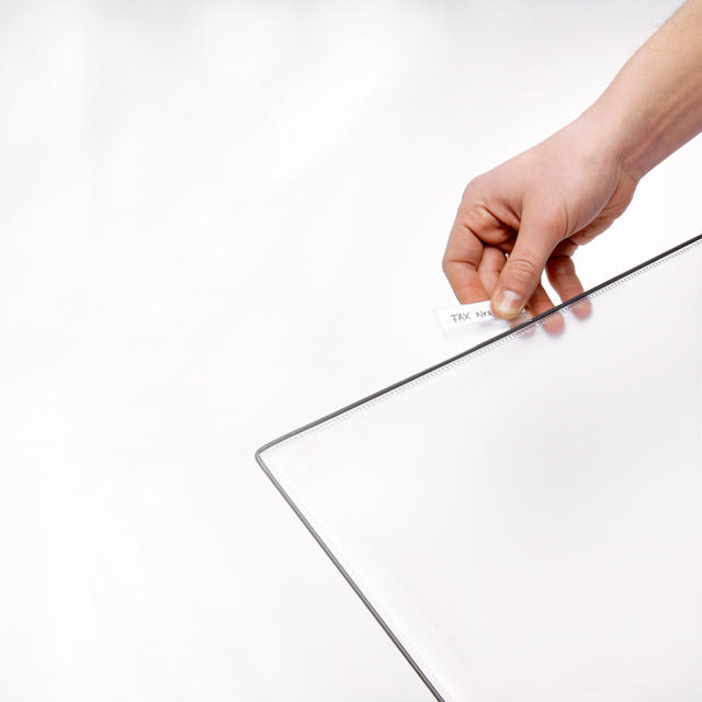 Tarifold Design Modular Desktop Reference & Display System - 10 Gray Pockets, Letter-Size