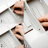 Tarifold Design Modular Desktop Reference & Display System - 10 Gray Pockets, Letter-Size