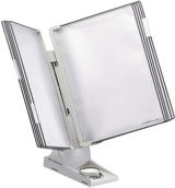 Tarifold Design Modular Desktop Extension Unit - 10 Gray Pockets, Letter-Size