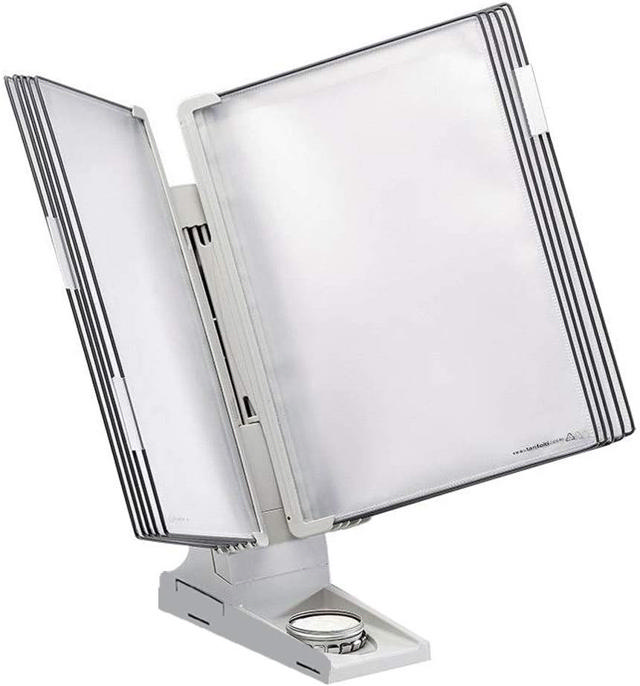 Tarifold Design Modular Desktop Extension Unit - 10 Gray Pockets, Letter-Size