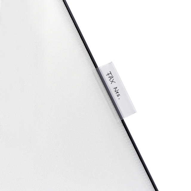 Tarifold Pivoting Pockets for Modular Desktop Reference & Display Systems - 10 Gray Pockets, Letter-Size