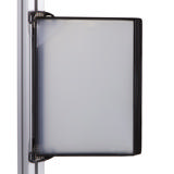 Tarifold PRO Wall Mount Reference & Display System – 5 Black Pockets, Universal (Letter-Size/A4)