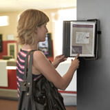 Tarifold VEO Wall Mount Reference & Display System – 10 Black Pockets, Universal (Letter-Size/A4)