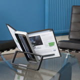 Tarifold VEO Desktop Reference & Display System - 10 Black Pockets, Universal (Letter-Size/A4)