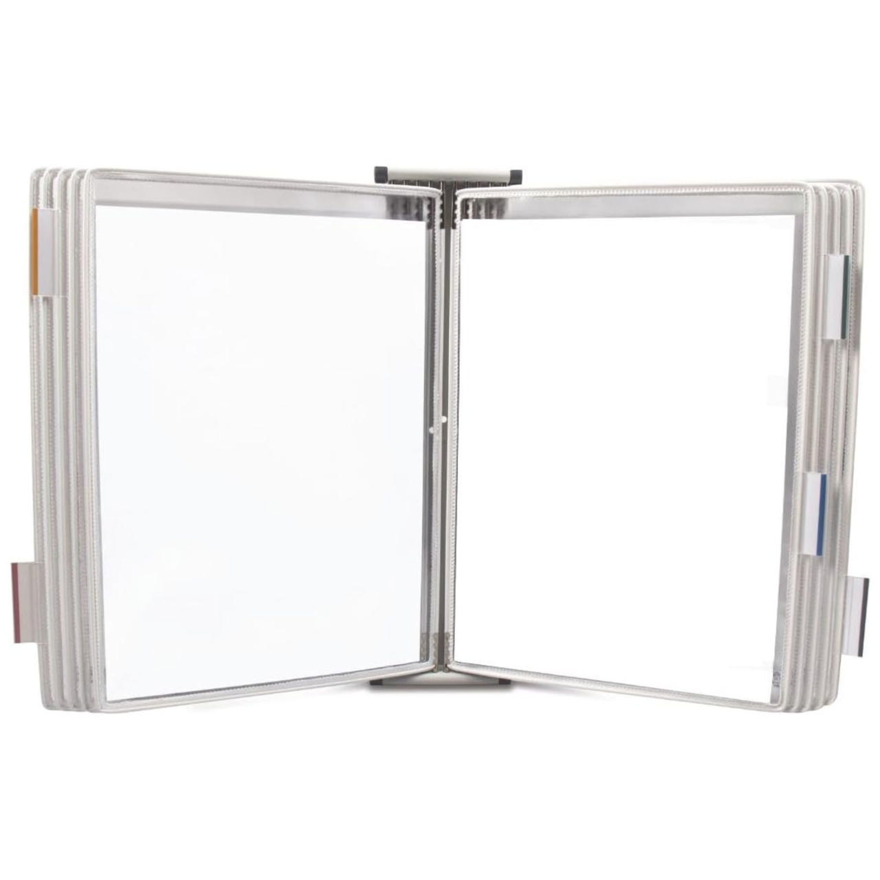 Tarifold Wall Mount Reference & Display System – 10 White Pockets, Letter-Size
