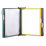 Tarifold Wall Mount Reference & Display System – 10 Assorted Pockets, Letter-Size